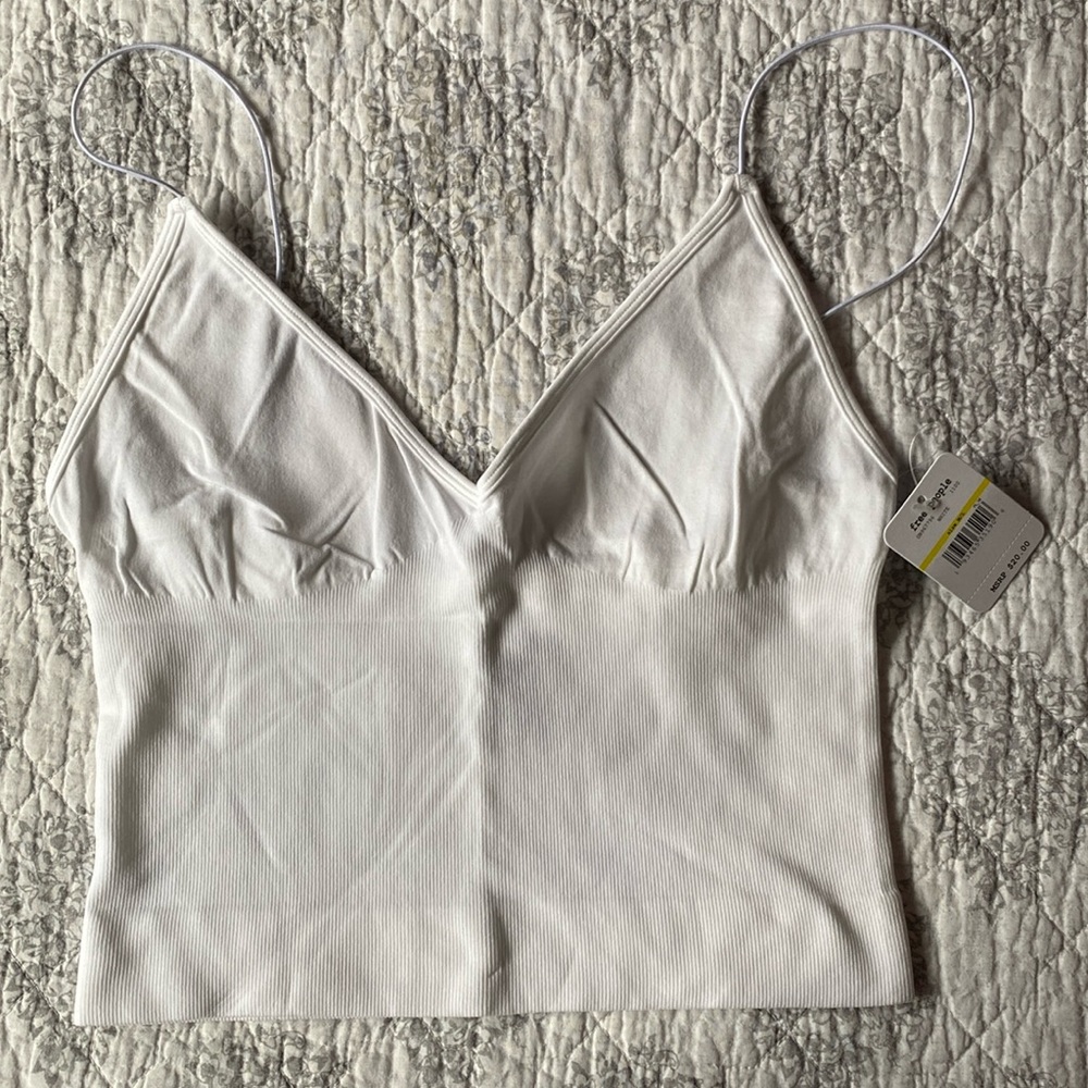 Free People spaghetti strap tank top/bralette/camisole